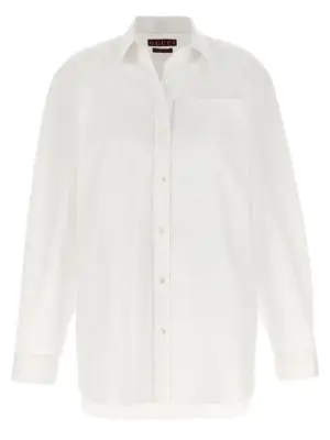 Embroidery shirt GUCCI White