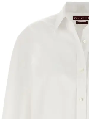 Embroidery shirt Woman GUCCI White