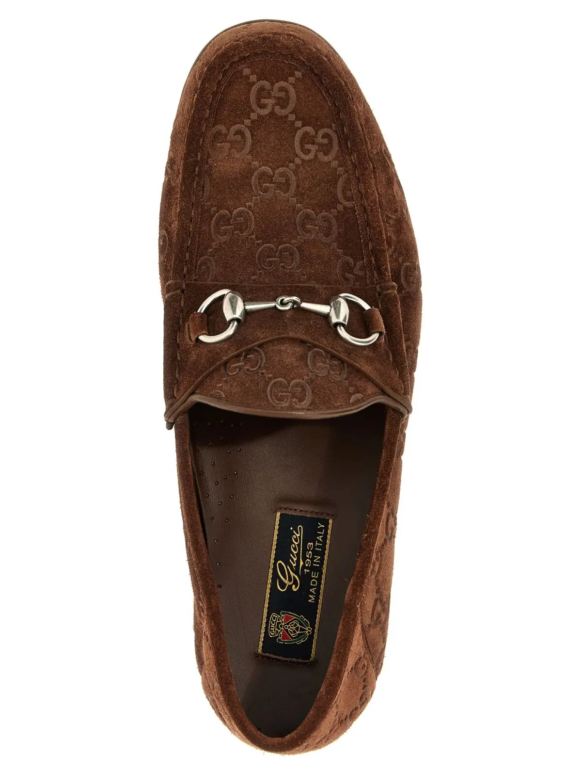 Лофери Gucci Horsebit 1953 Коричневі 4 'Horsebit 1953' loafers 100% calfskin leather (Bos Taurus) GUCCI Brown
