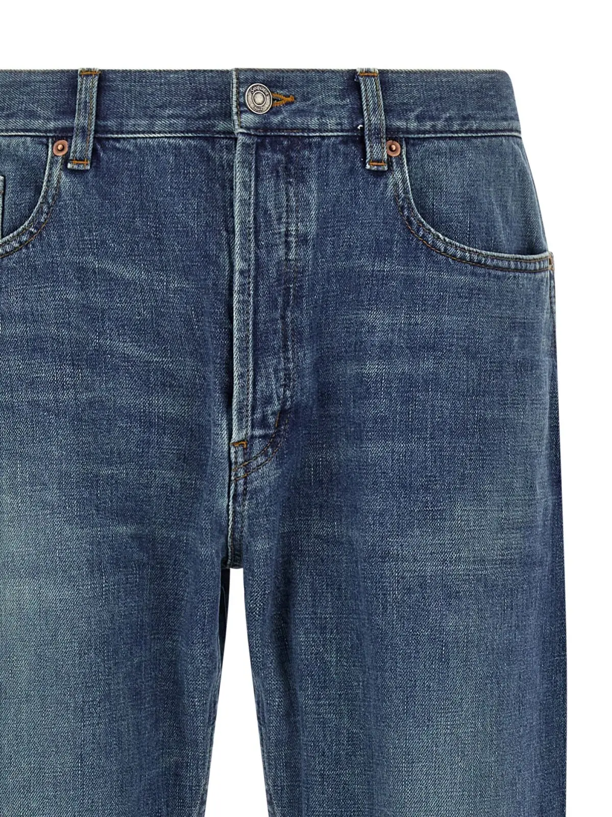 Джинси Saint Laurent Mick Сині 3 'Mick' jeans Man SAINT LAURENT Blue