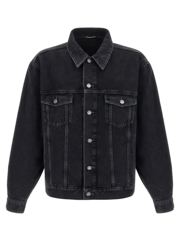 'Trucker' jacket SAINT LAURENT Black