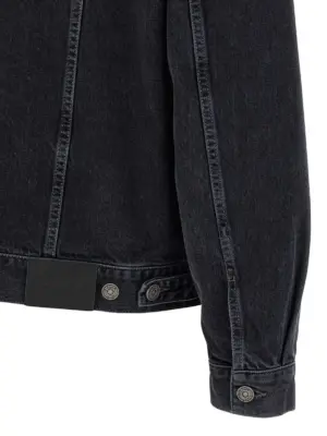 'Trucker' jacket 100% cotton SAINT LAURENT Black