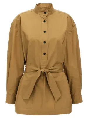 Cotton tunic SAINT LAURENT Beige