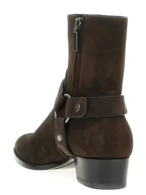 'Wyatt' ankle boots Man SAINT LAURENT Brown