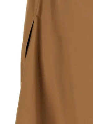 Flounce dress 100% cotton SAINT LAURENT Brown