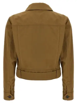 Canvas jacket 818404Y04VY2100 SAINT LAURENT Brown
