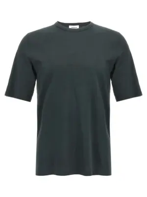 Logo embroidery t-shirt SAINT LAURENT Black