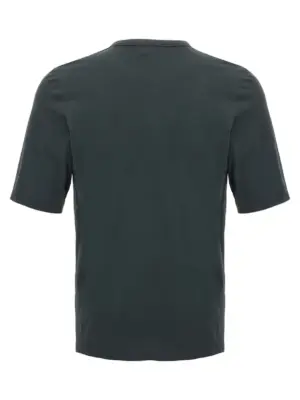 Logo embroidery t-shirt 818535YBHD21025 SAINT LAURENT Black