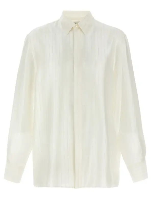 Striped shirt SAINT LAURENT White