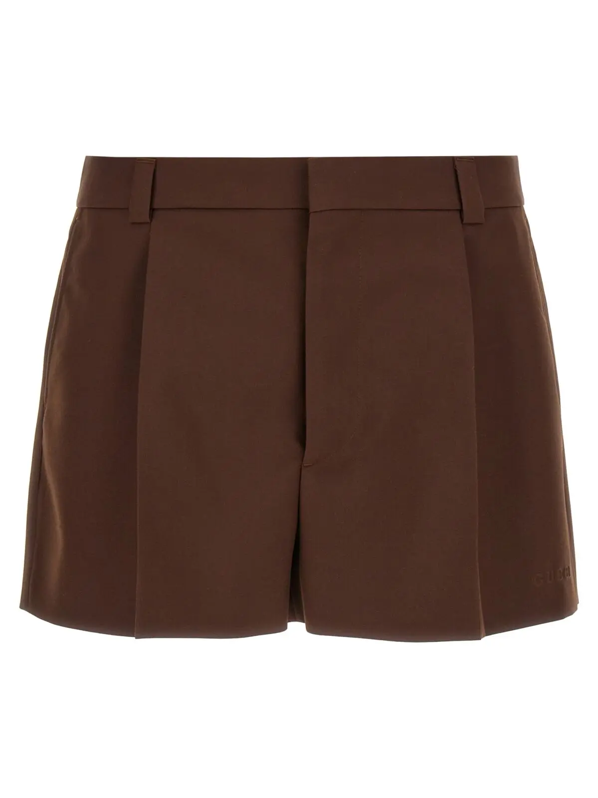 Шорти Gucci з вовни Коричневі 1 Wool shorts GUCCI Brown