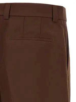 Wool shorts 100% wool GUCCI Brown