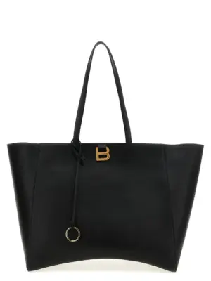'Tote Hourglass Soft' large shopping bag BALENCIAGA Black