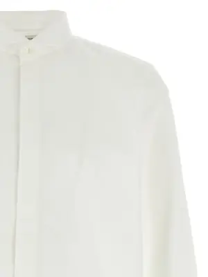 Flap collar shirt Man SAINT LAURENT White