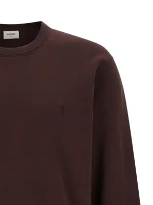 'Cassandre' sweatshirt Man SAINT LAURENT Bordeaux