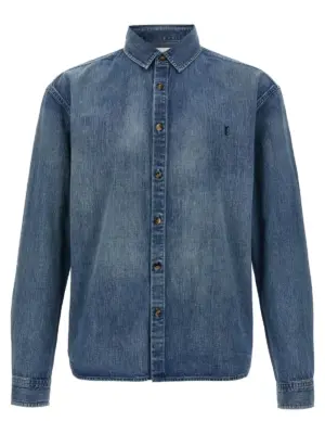 Cassandre shirt SAINT LAURENT Blue