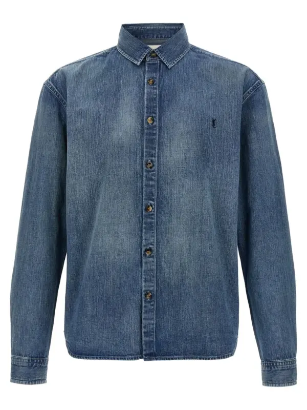 Cassandre shirt SAINT LAURENT Blue