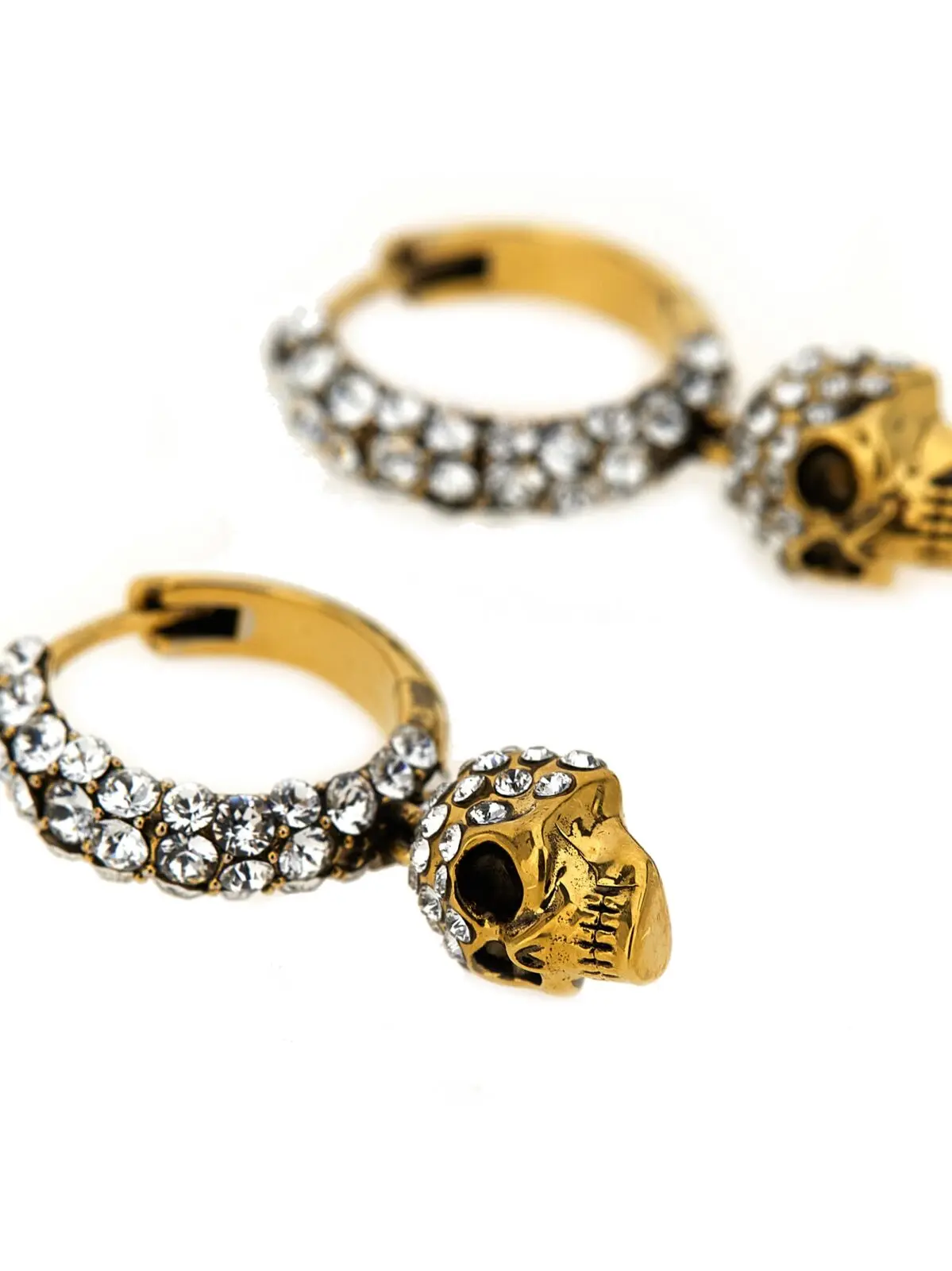Сережки Mcqueen Skull Золоті 2 Skull earrings 823561J161C4148 MCQUEEN Gold