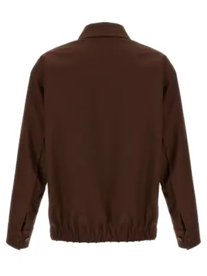 Twill jacket 823645ZASGR2129 GUCCI Brown