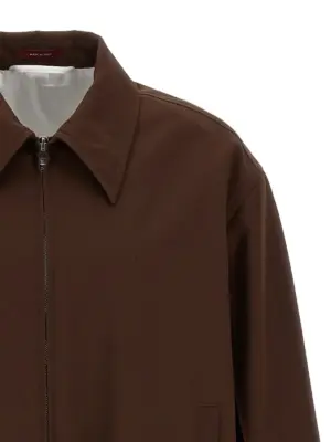 Twill jacket Man GUCCI Brown