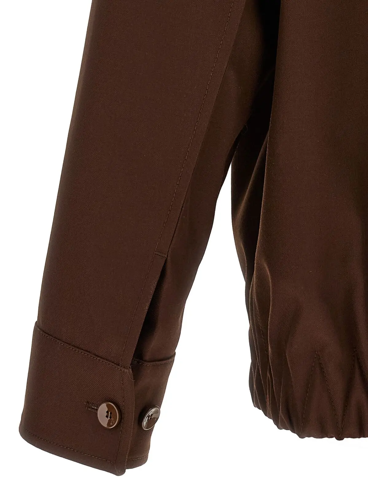 Куртка Gucci Twill Коричнева 4 Twill jacket 100% wool GUCCI Brown