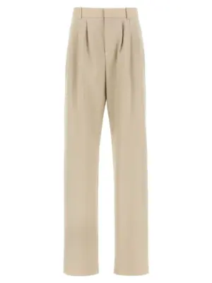 Pleat pants SAINT LAURENT Beige