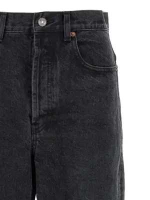 Used effect jeans Woman SAINT LAURENT Black