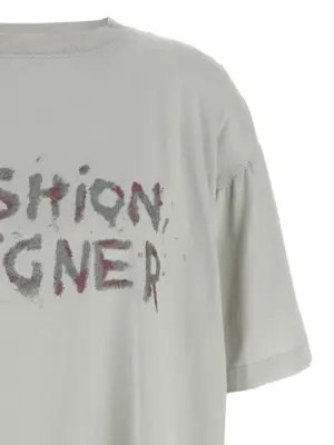 'Fashion Designer' T-shirt Woman BALENCIAGA Gray