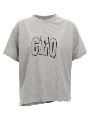 'CEO Team Logo' T-shirt BALENCIAGA Gray