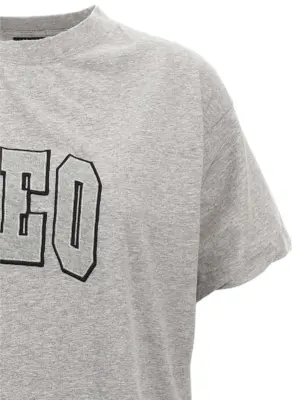 'CEO Team Logo' T-shirt Woman BALENCIAGA Gray