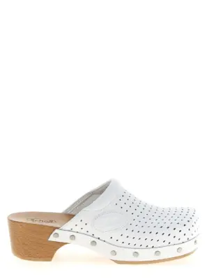 'Clog' x Scholl sabots BALENCIAGA White