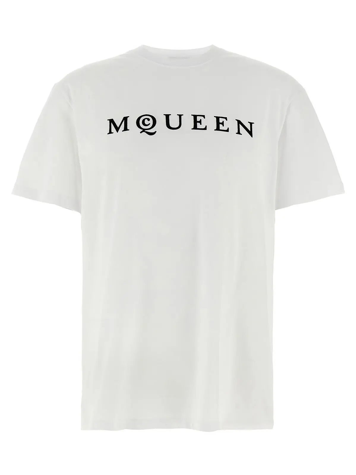 Футболка Mcqueen Flocked McQueen Чорно-біла 1 Flocked 'McQueen' T-shirt MCQUEEN White/Black