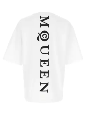 'McQueen' T-shirt 828434QTADE0909 MCQUEEN White/Black