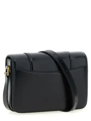 'Flap Hourglass' small crossbody bag 8285222ABQ81000 BALENCIAGA Black