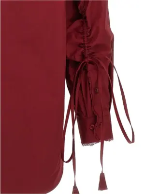 Lacing shirt Spring Summer 2025 GUCCI Red