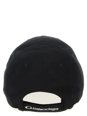 'Trucker' cap Man BALENCIAGA White/Black