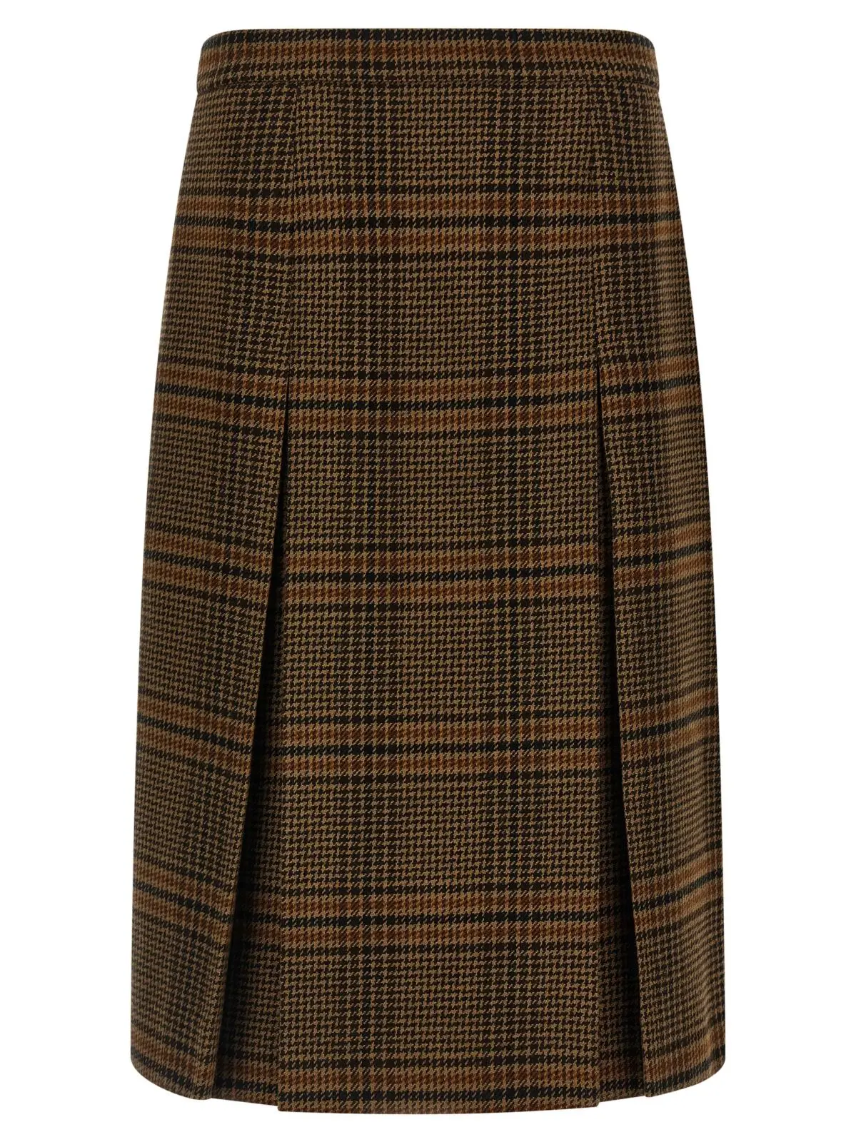 Спідниця Saint Laurent Prince of Wales Коричнева 1 Prince of Wales skirt SAINT LAURENT Brown