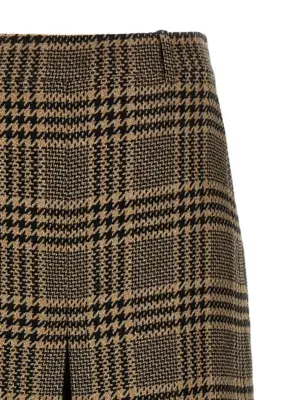 Prince of Wales skirt Woman SAINT LAURENT Multicolor