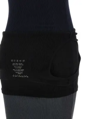 'Upside Down' dress 100% cotton BALENCIAGA Black