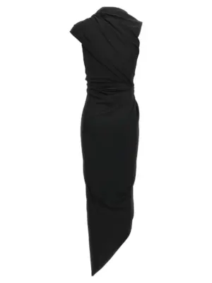 Draped dress 831200TRV231000 BALENCIAGA Black