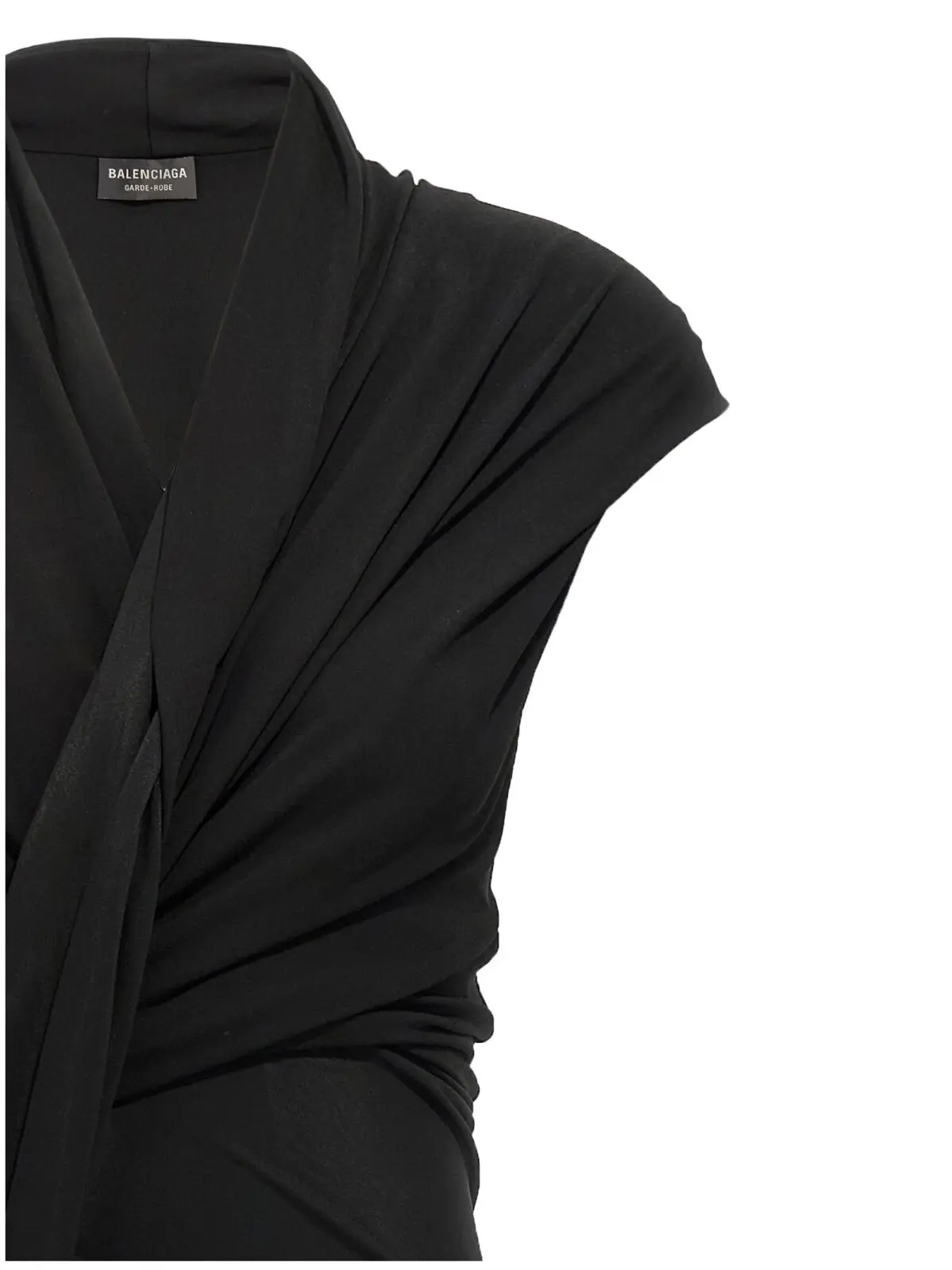 Сукня Balenciaga Draped Чорна 3 Draped dress Woman BALENCIAGA Black