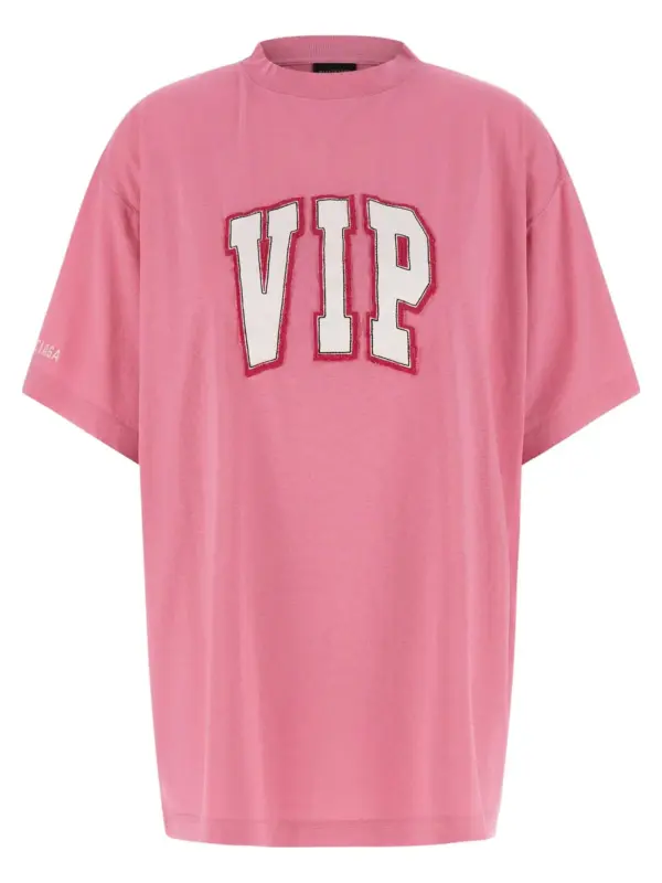 'VIP team' T-shirt BALENCIAGA Pink
