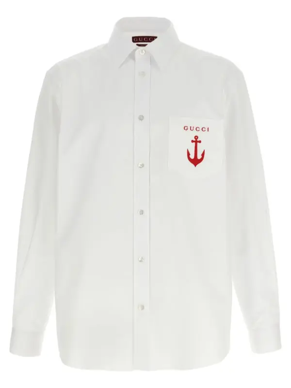 Poplin shirt GUCCI White