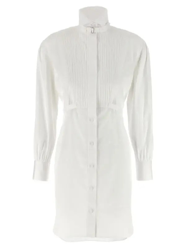 Tuxedo chemisier dress MCQUEEN White