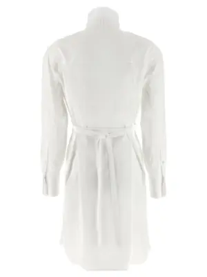 Tuxedo chemisier dress 834043QAABS9000 MCQUEEN White