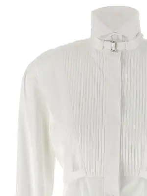 Tuxedo chemisier dress Woman MCQUEEN White