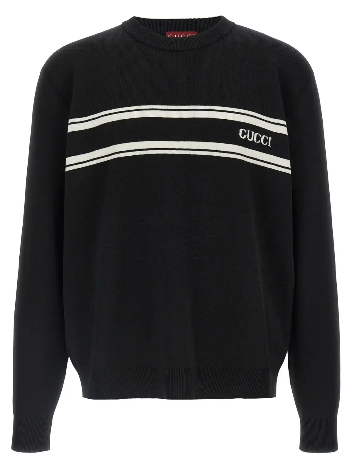 Светр Gucci Intarsio Gucci Чорно-білий 1 'Intarsio Gucci' sweater GUCCI White/Black