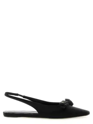 'Nano Bow Sling' slingback BALENCIAGA Black