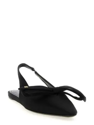 'Nano Bow Sling' slingback 834620W0WMV1082 BALENCIAGA Black