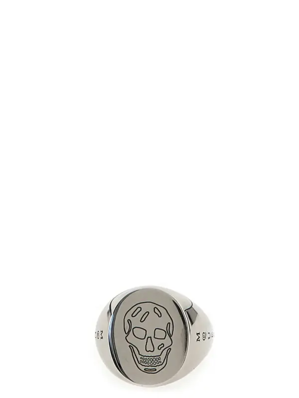 'Signet' ring MCQUEEN Silver