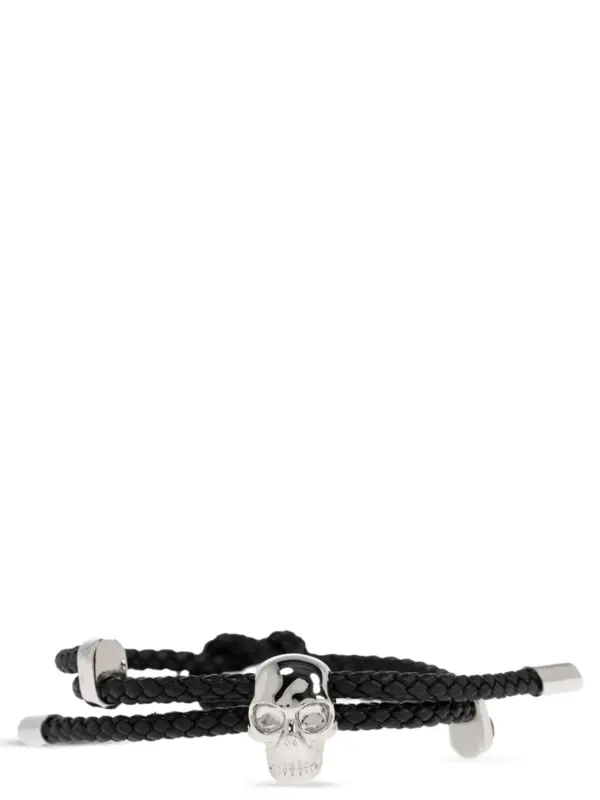 Braided bracelet MCQUEEN Black
